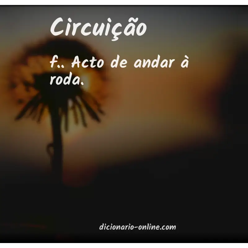 Significado de circuição