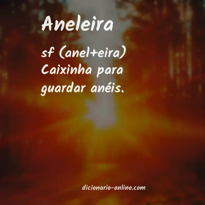 Significado de aneleira
