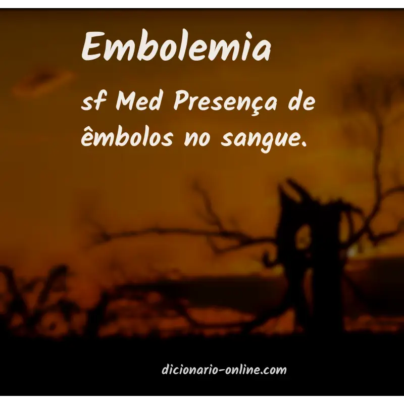 Significado de embolemia