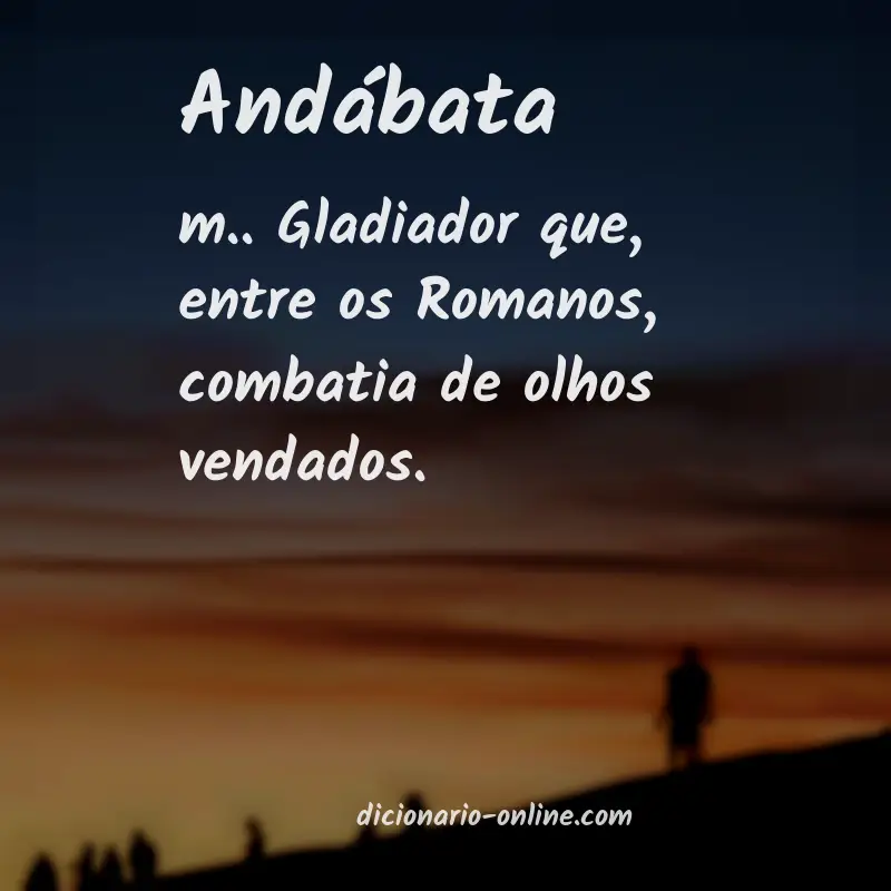 Significado de andábata