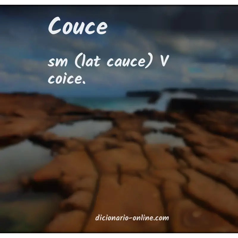 Significado de couce