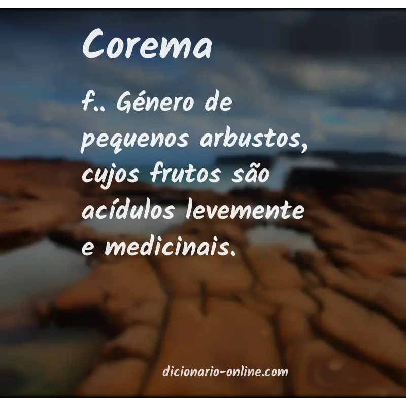 Significado de corema