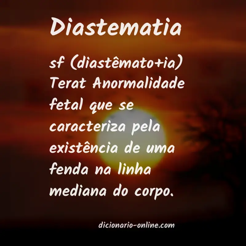 Significado de diastematia