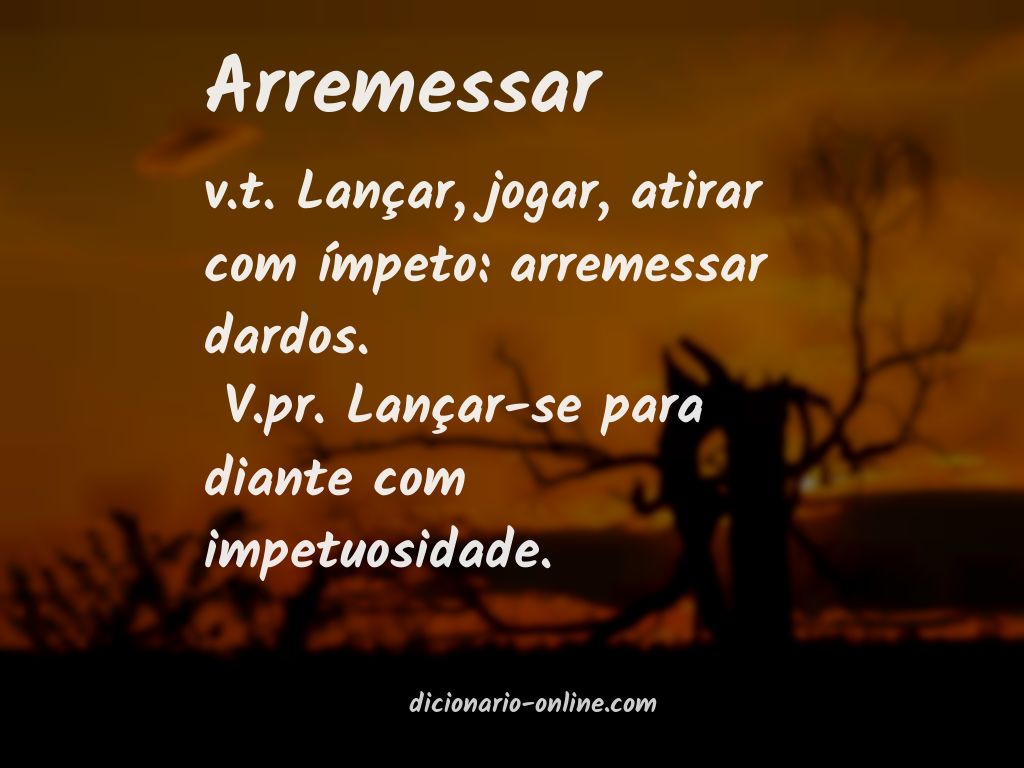 Significado de arremessar