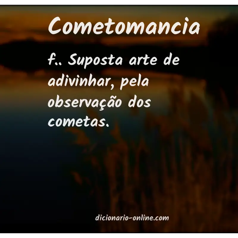 Significado de cometomancia