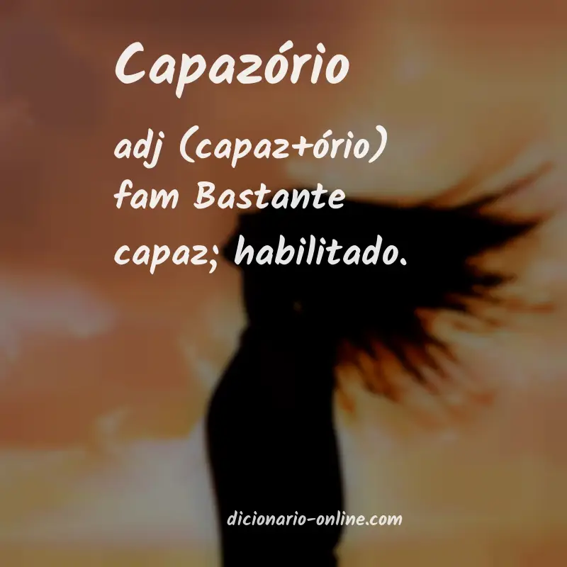 Significado de capazório