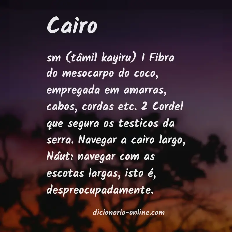 Significado de cairo