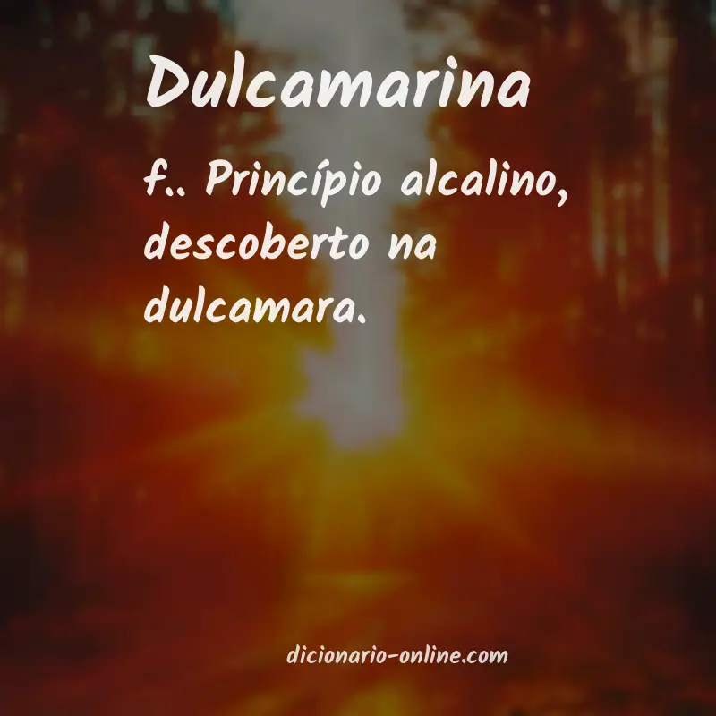 Significado de dulcamarina