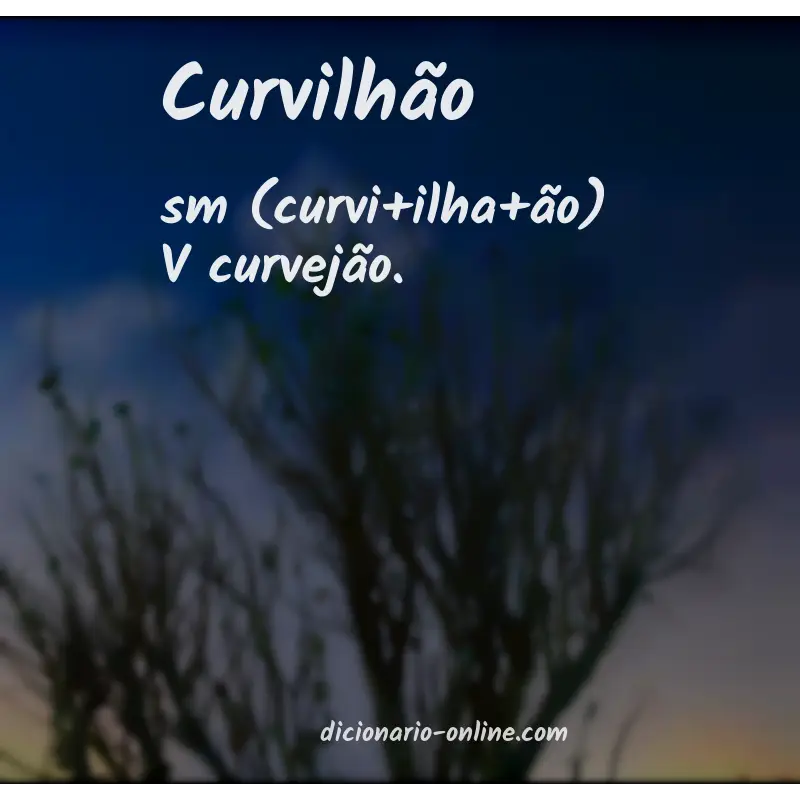 Significado de curvilhão