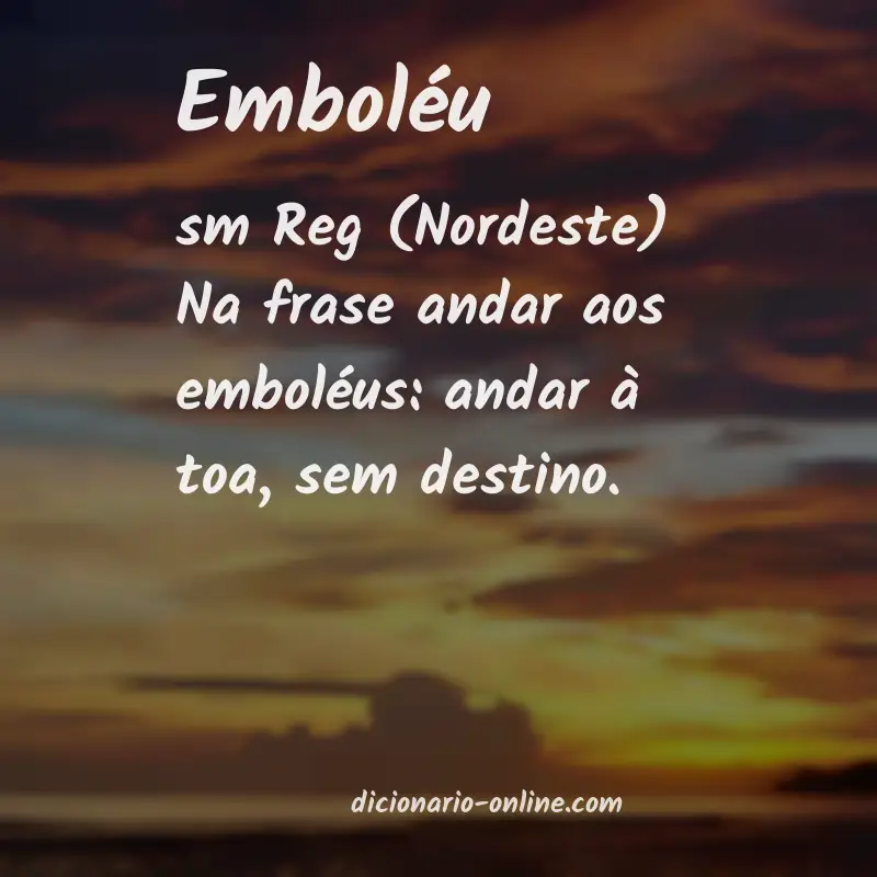 Significado de emboléu