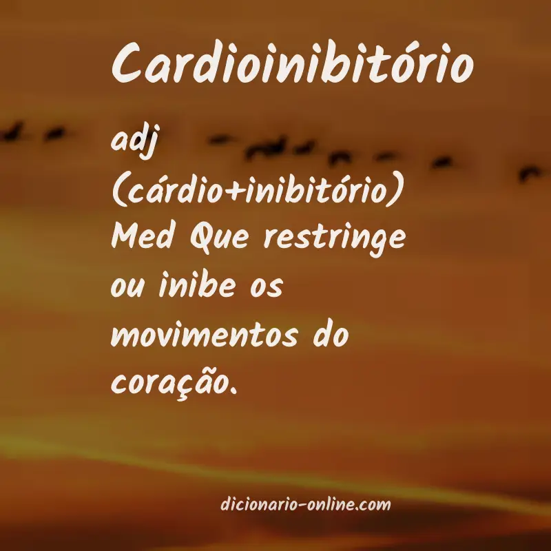 Significado de cardioinibitório