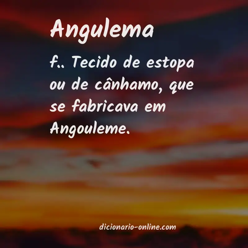Significado de angulema