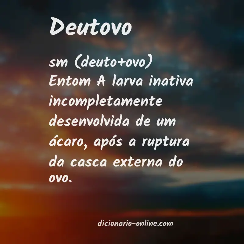Significado de deutovo