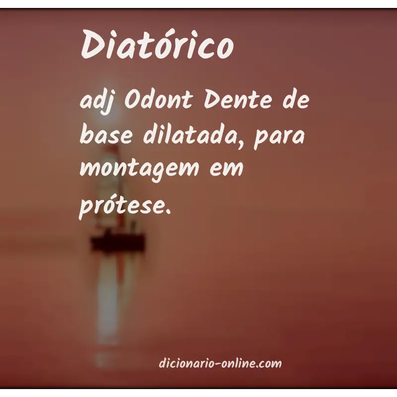 Significado de diatórico