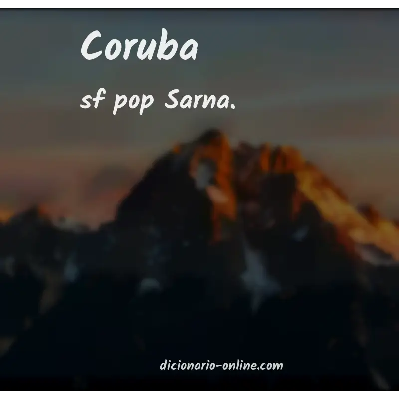 Significado de coruba