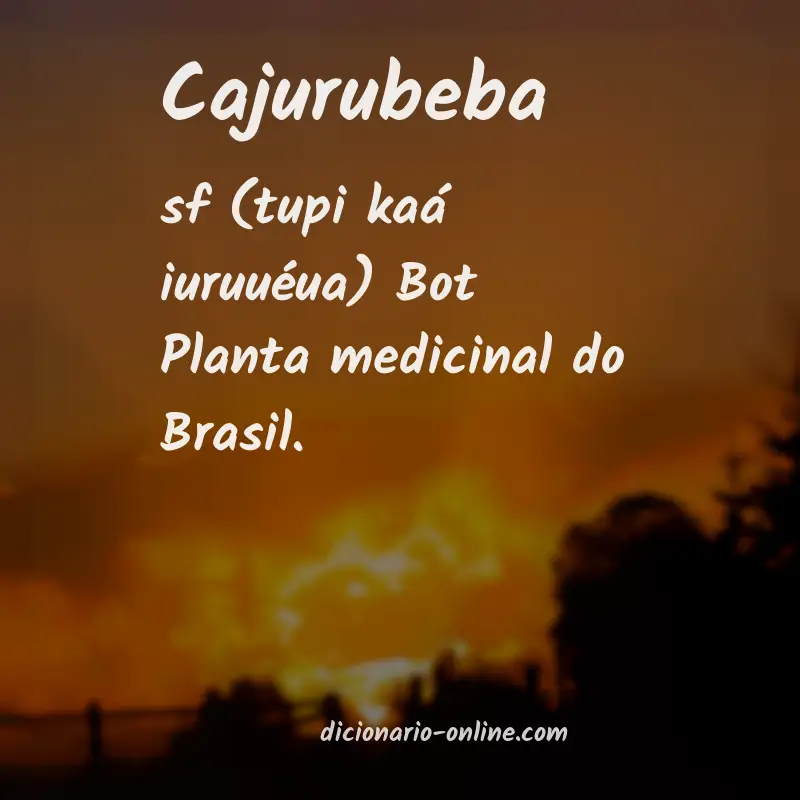 Significado de cajurubeba