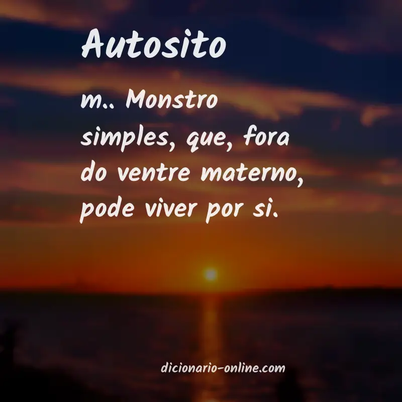 Significado de autosito