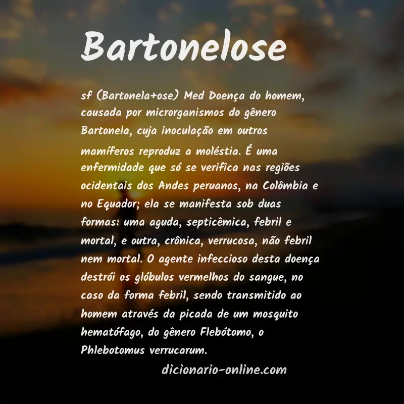 Significado de bartonelose