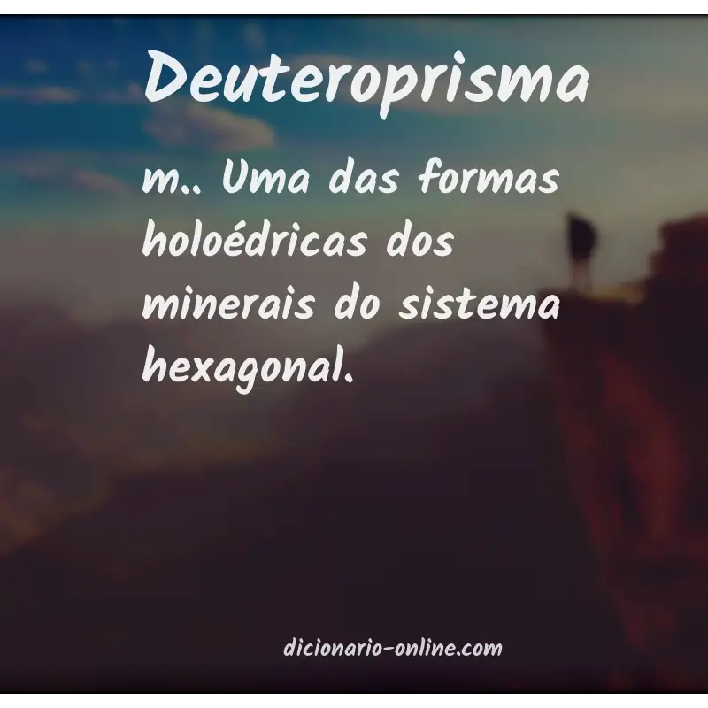 Significado de deuteroprisma