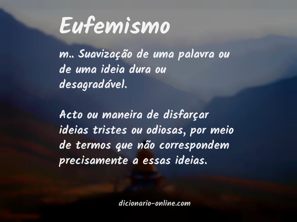 Significado de eufemismo