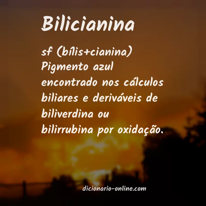 Significado de bilicianina
