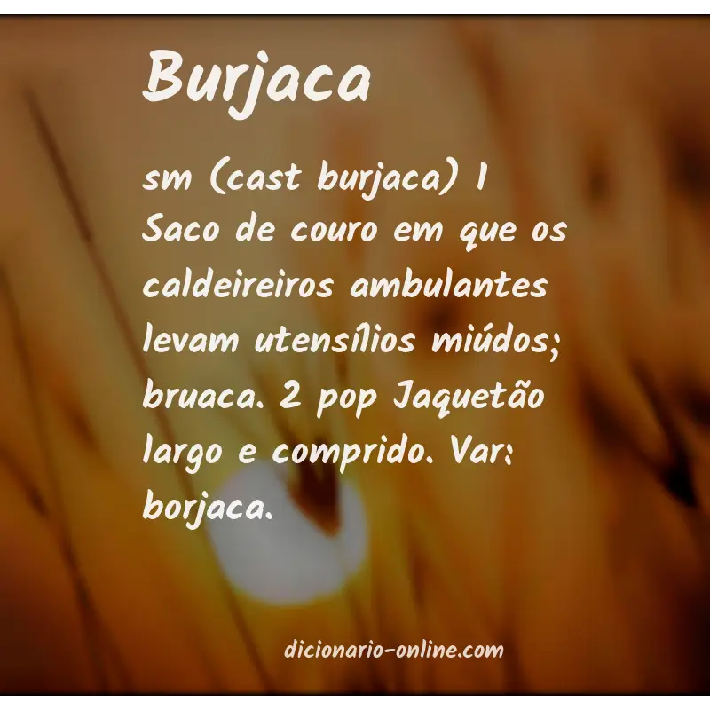 Significado de burjaca