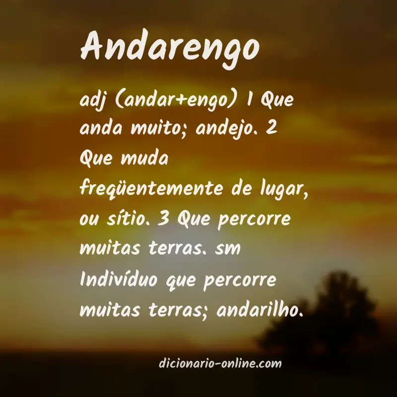 Significado de andarengo