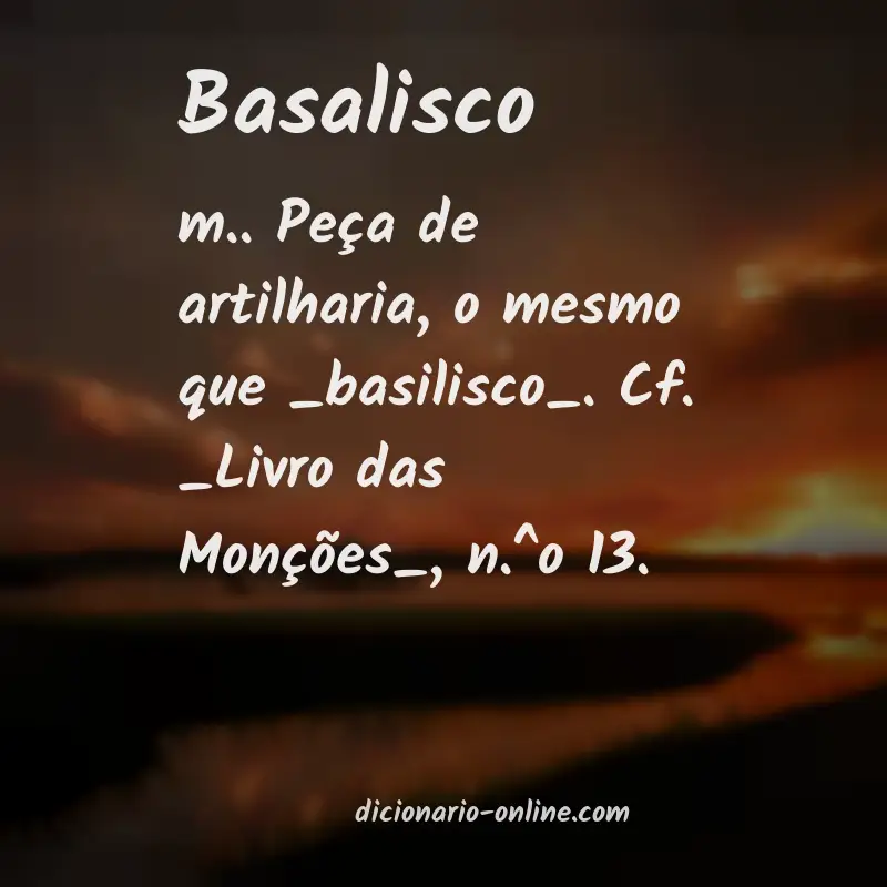 Significado de basalisco