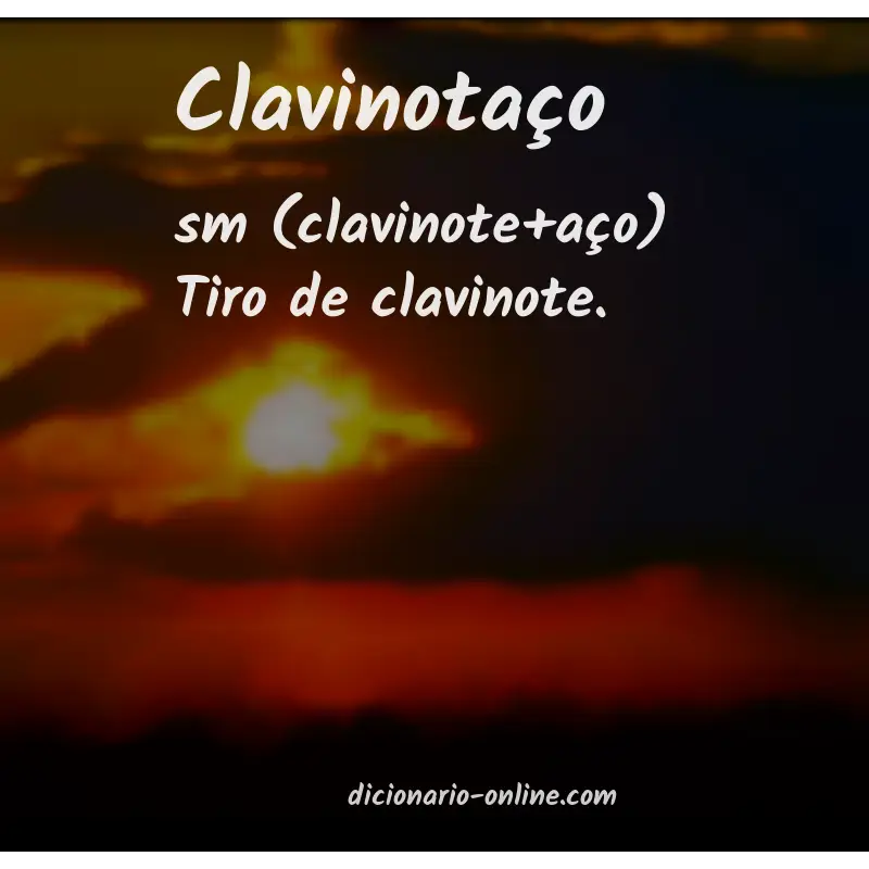 Significado de clavinotaço