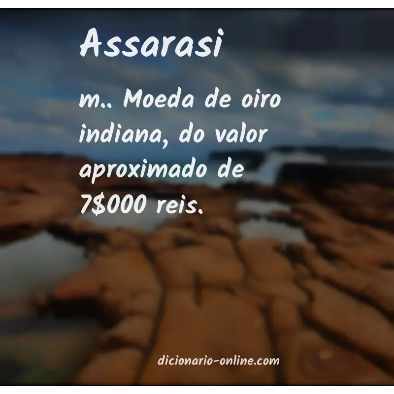Significado de assarasi