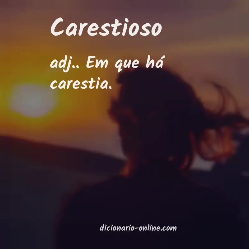 Significado de carestioso