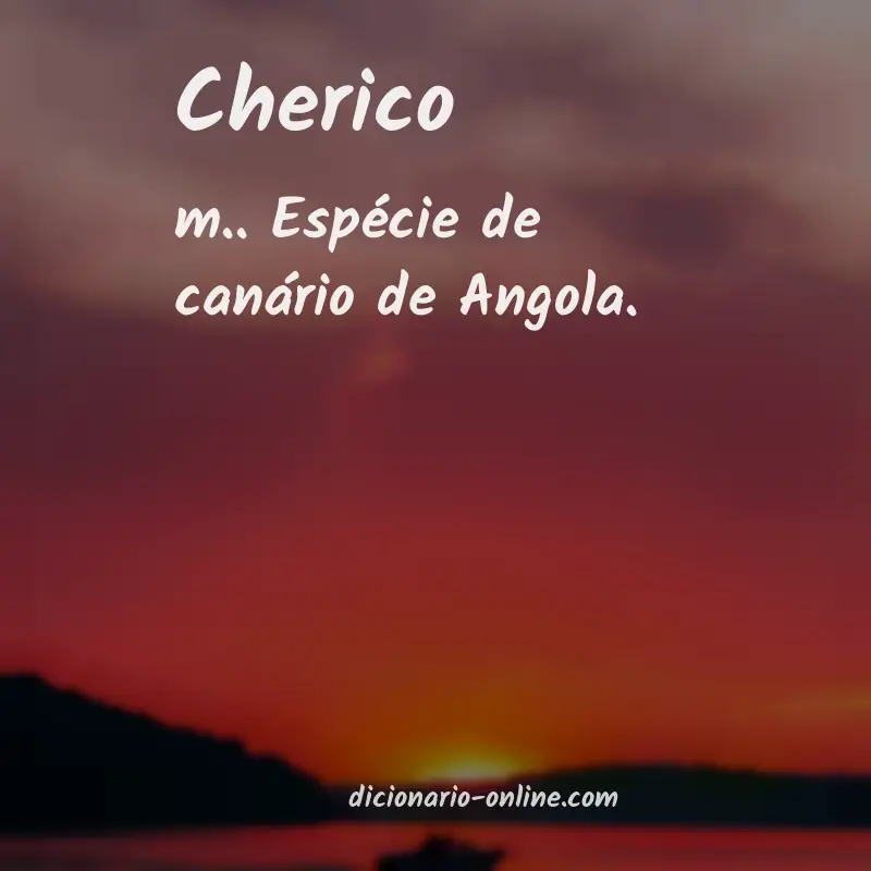 Significado de cherico