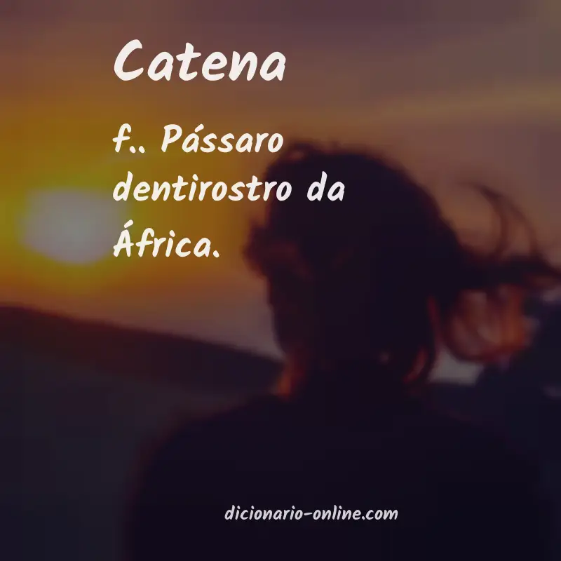 Significado de catena