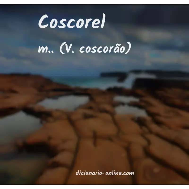 Significado de coscorel