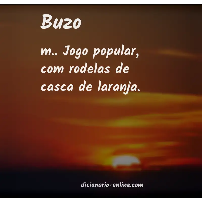 Significado de buzo