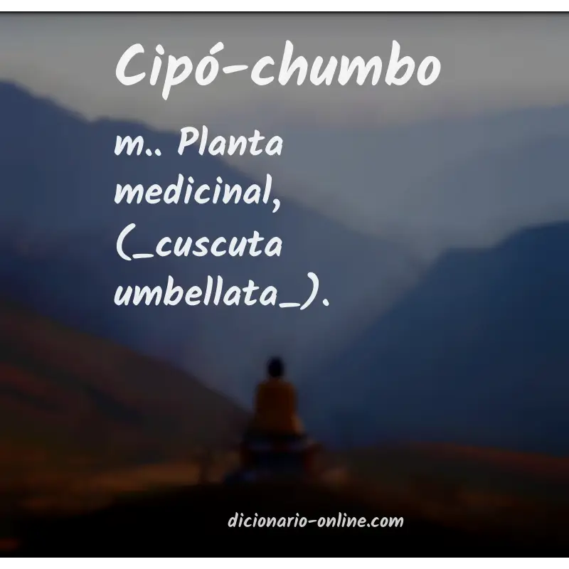 Significado de cipó-chumbo