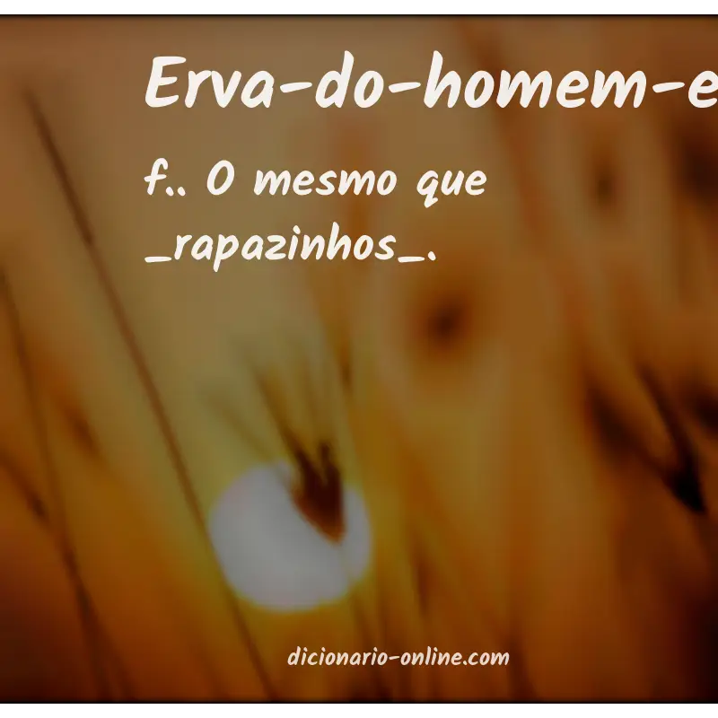 Significado de erva-do-homem-enforcado