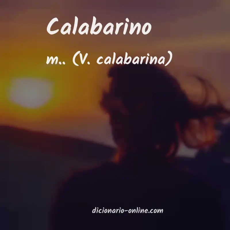 Significado de calabarino