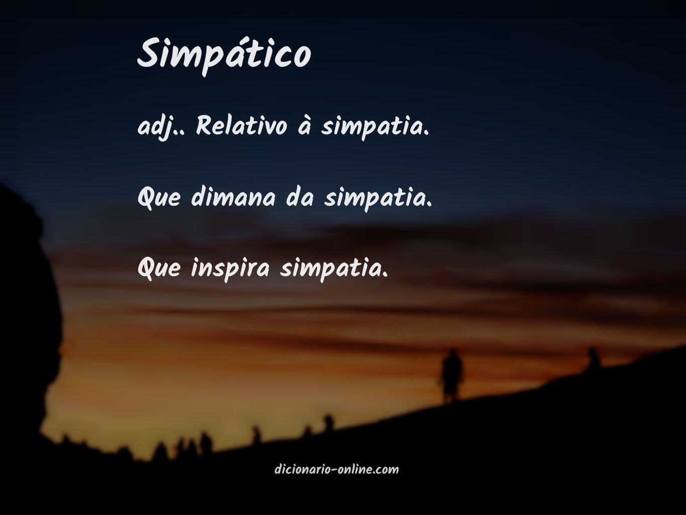 Significado de simpático