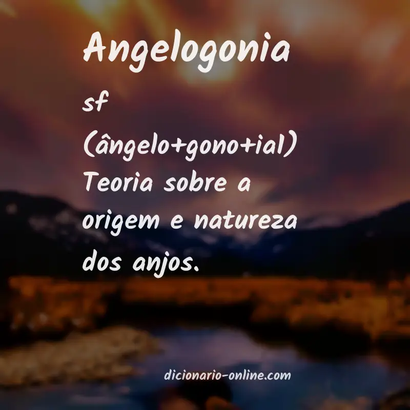 Significado de angelogonia