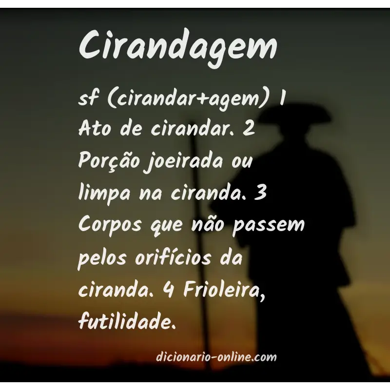 Significado de cirandagem