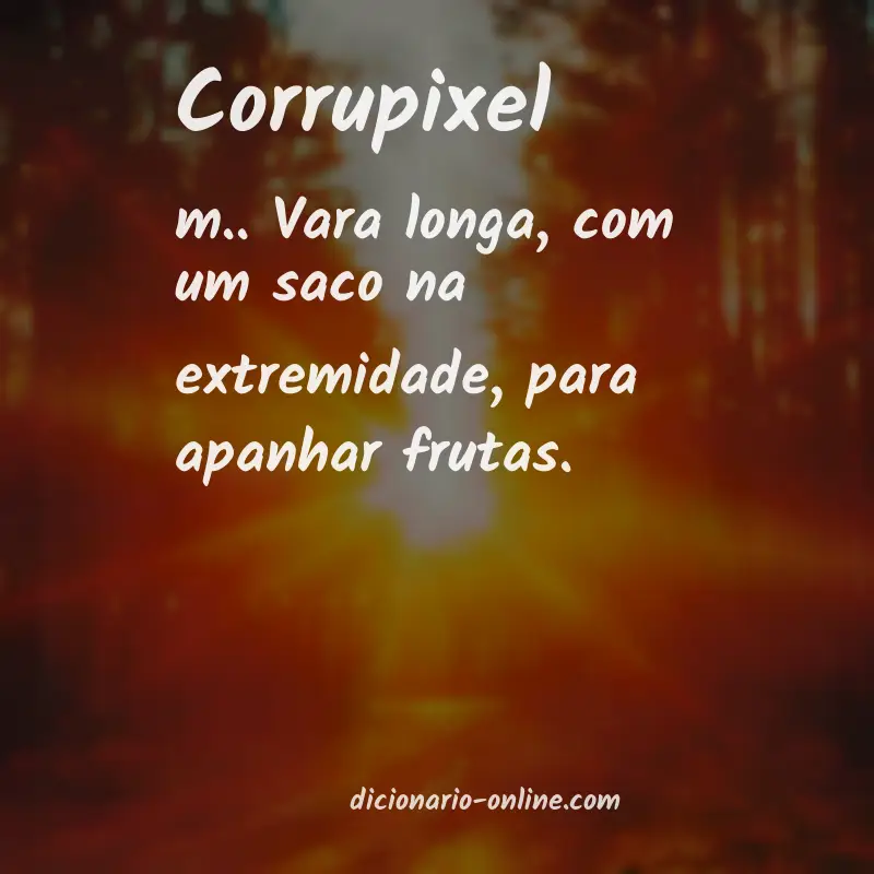 Significado de corrupixel