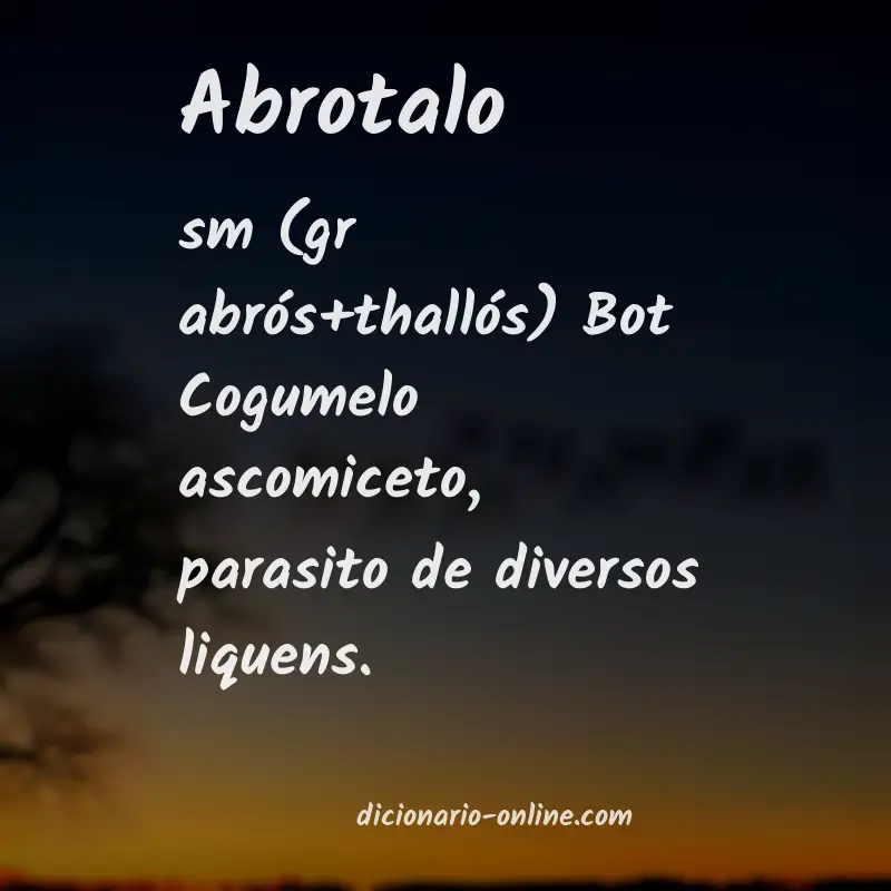 Significado de abrotalo