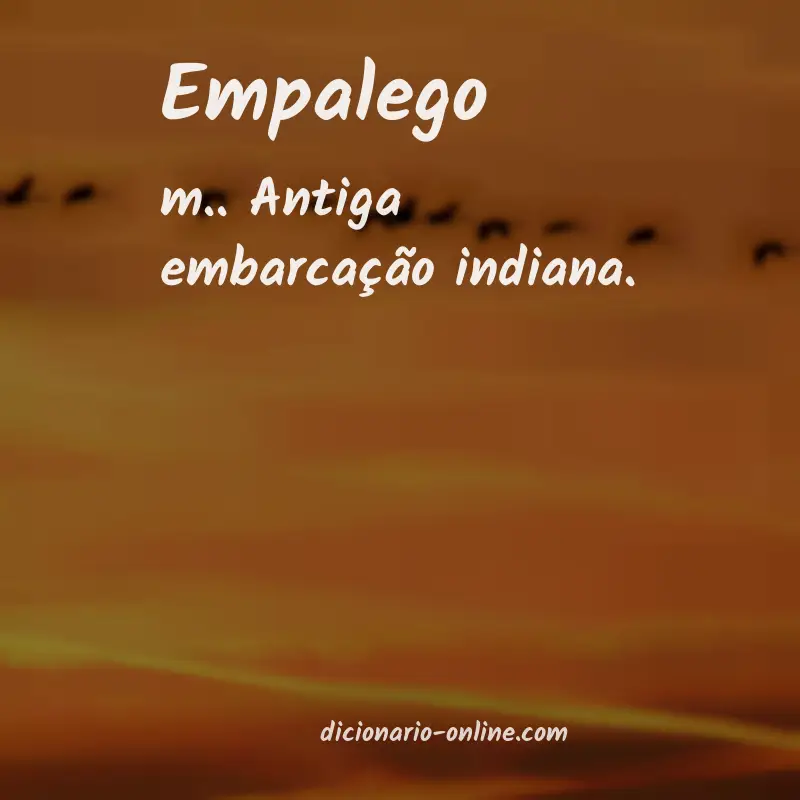 Significado de empalego