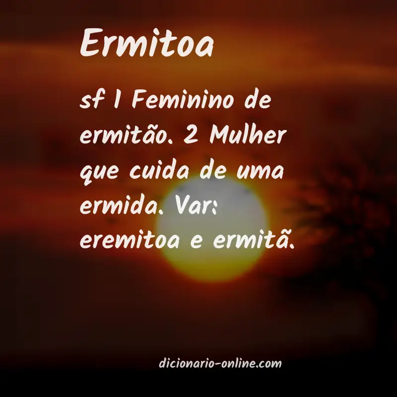 Significado de ermitoa