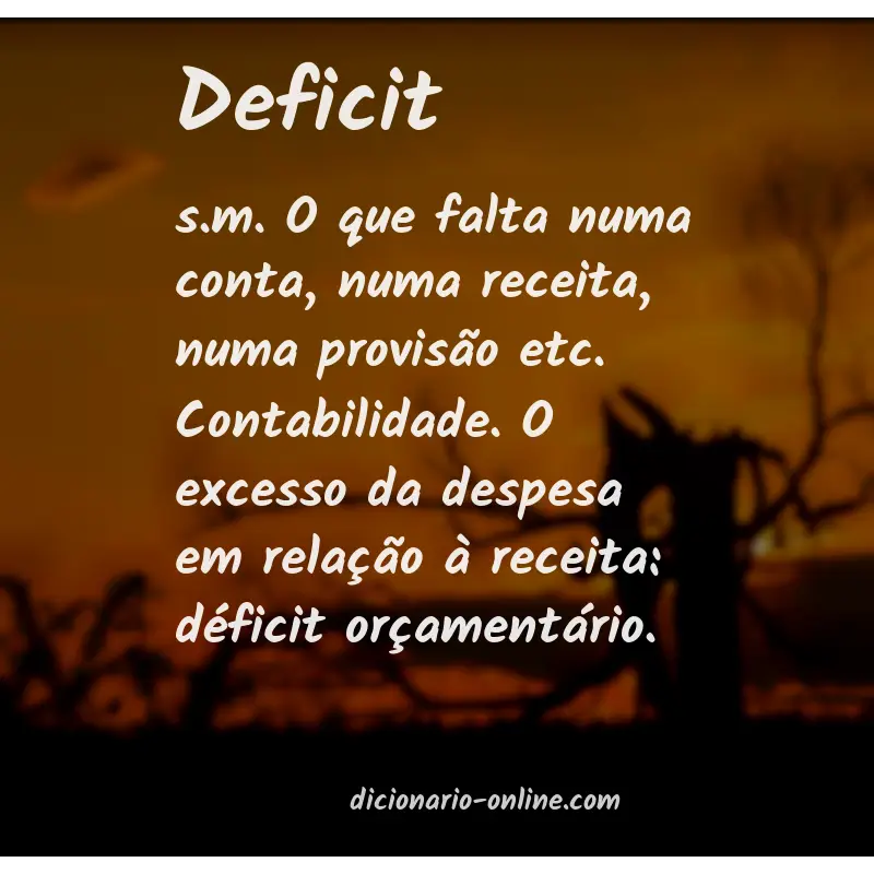 Significado de deficit