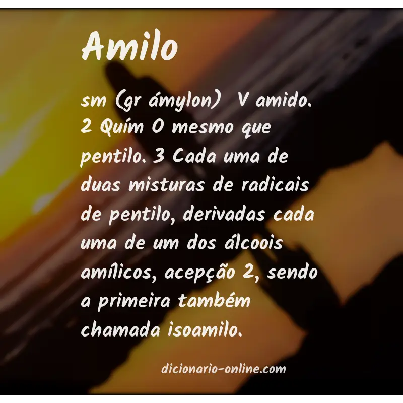 Significado de amilo