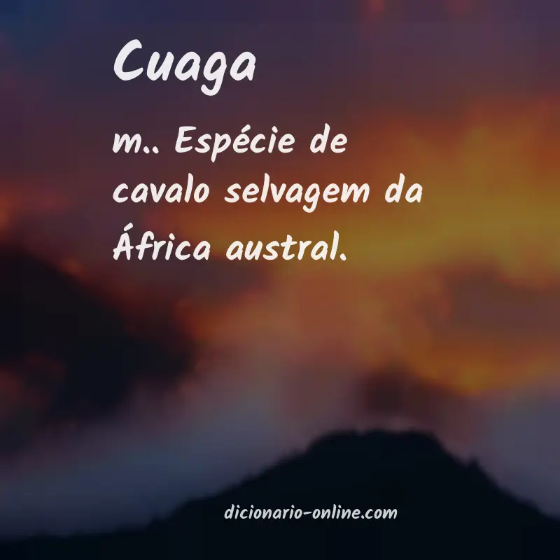 Significado de cuaga
