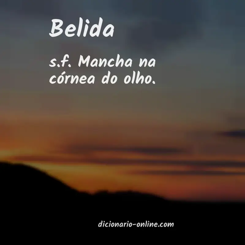 Significado de belida