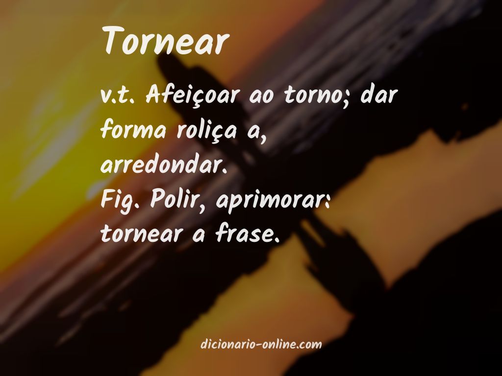 Significado de tornear